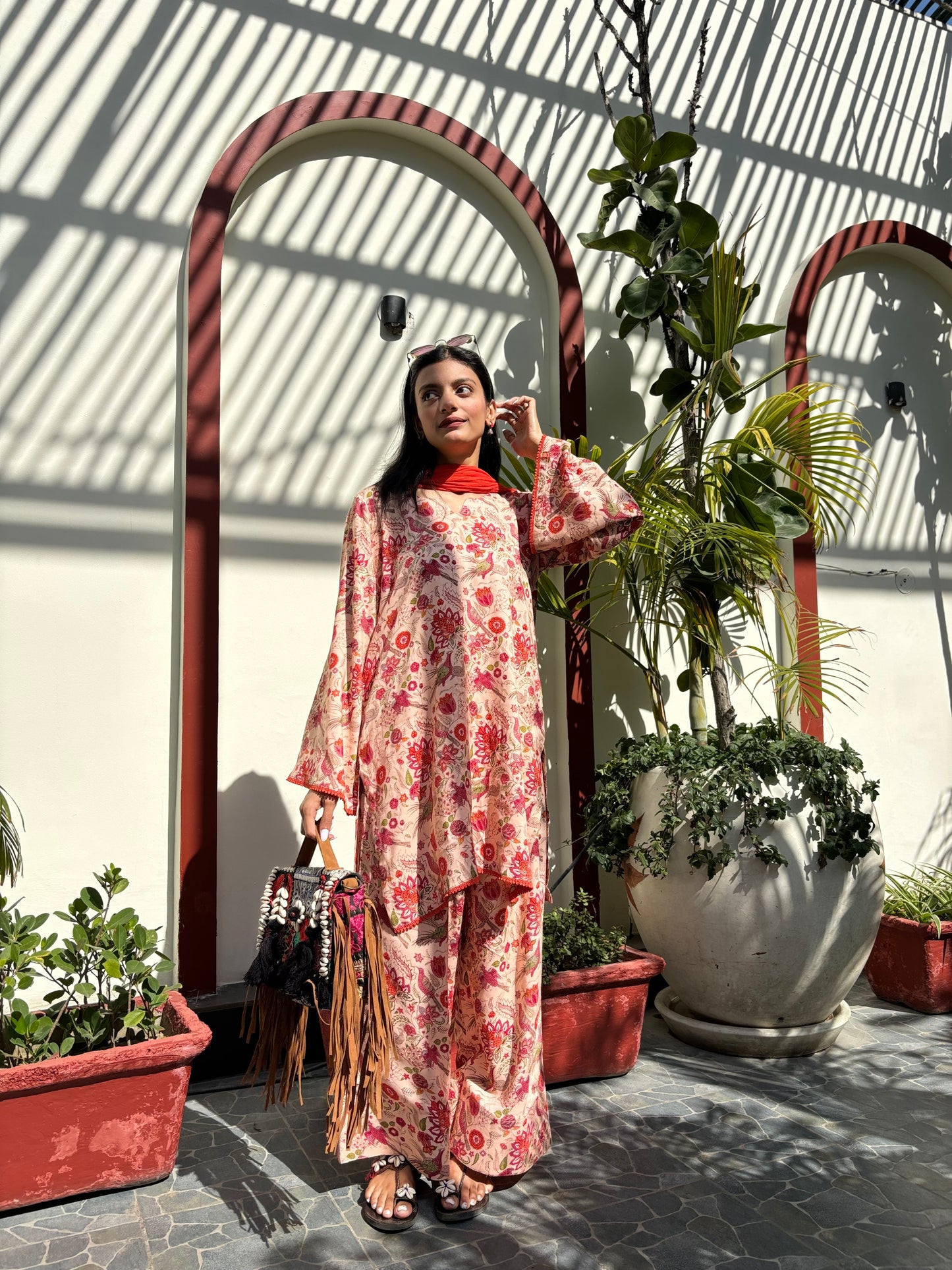 Pakistani kurti with Farsi salwar