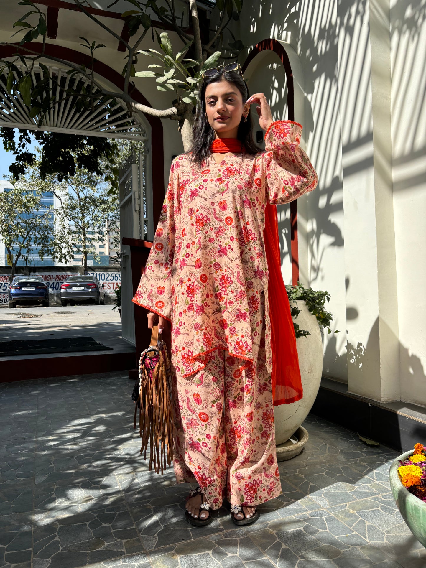 Pakistani kurti with Farsi salwar