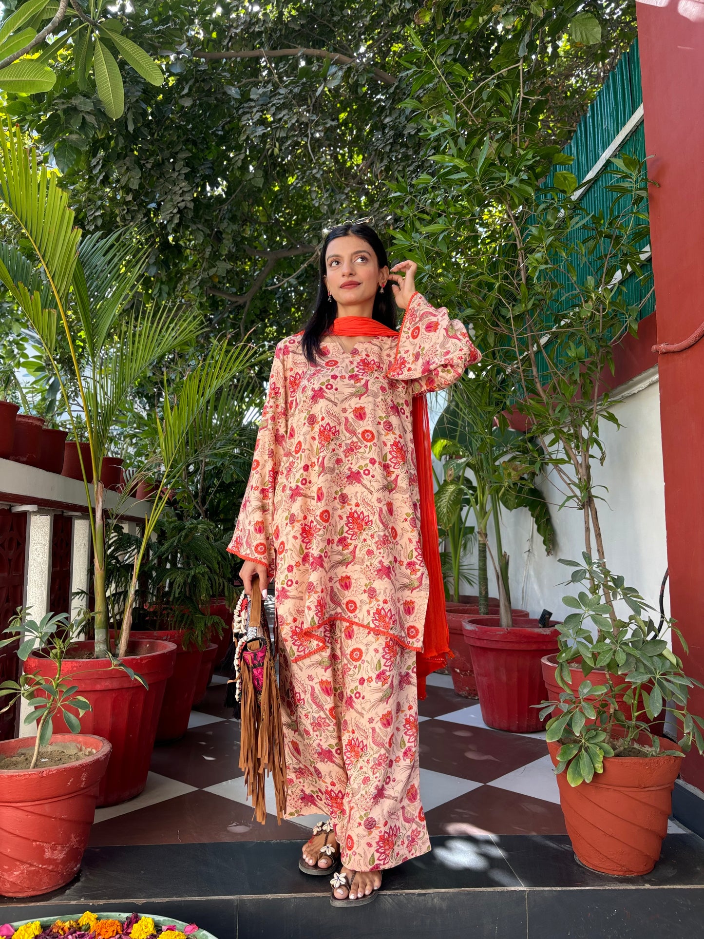 Pakistani kurti with Farsi salwar